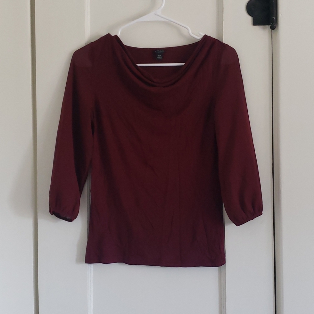 🔴3/12 Ann Taylor Balloon Sleeve Blouse